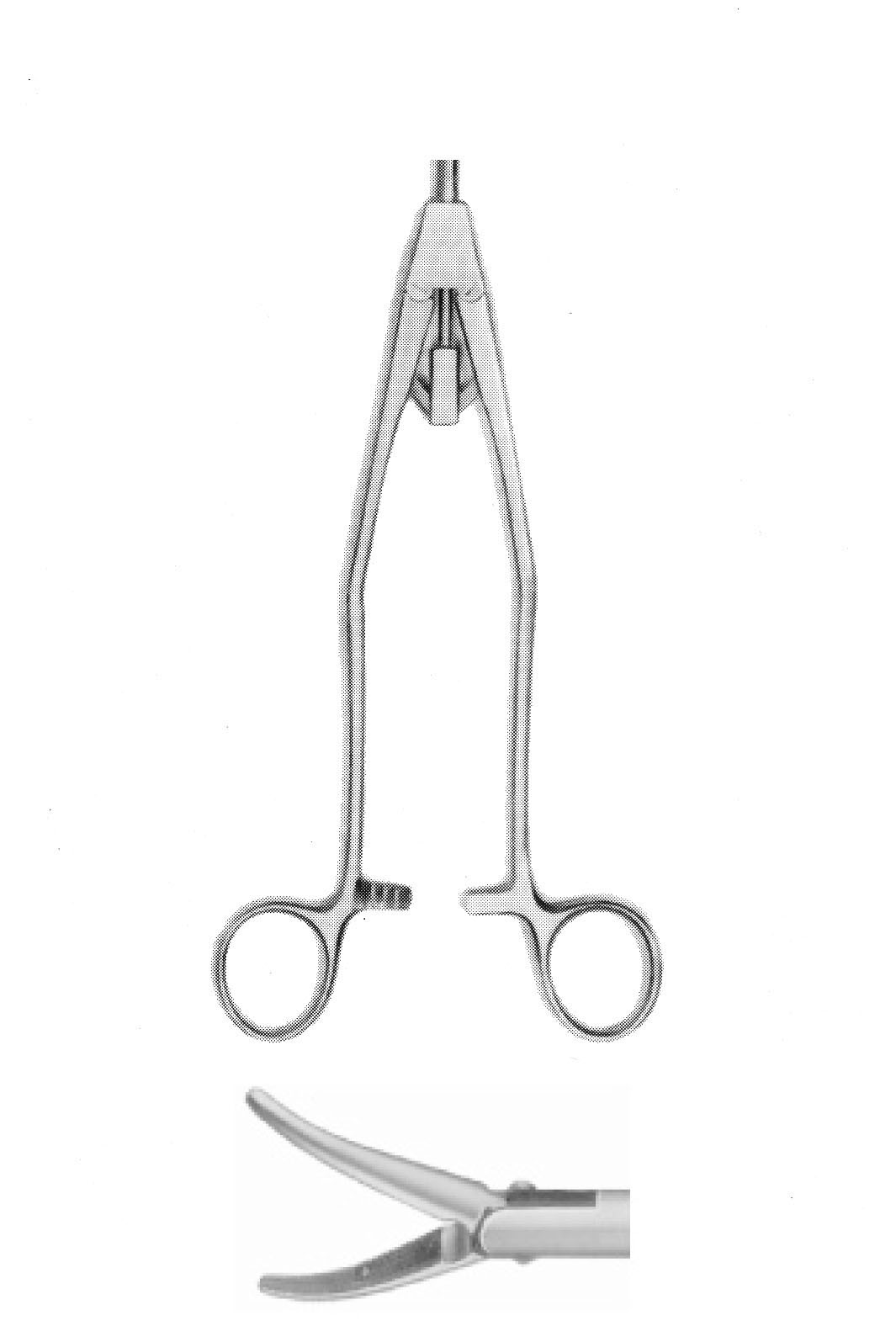 DİSEKSİYON VE KAVRAMA FORSEPS ÇAP  10MM